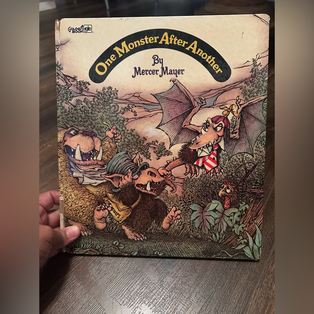 Vintage 1974 One Monster After Another Book by Mercer Mayer